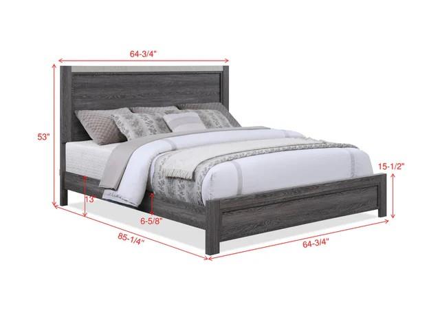 Contemporary 5 Pieces Bedroom Set