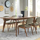 Malone 5-piece Rectangular Dining Table Set Dark Walnut