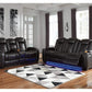 Dual Power Reclining Sofa and Loveseat Set