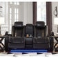 Dual Power Reclining Sofa and Loveseat Set