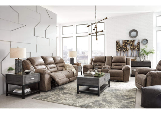 Stoneland Reclining Sofa, Loveseat and Recliner Set