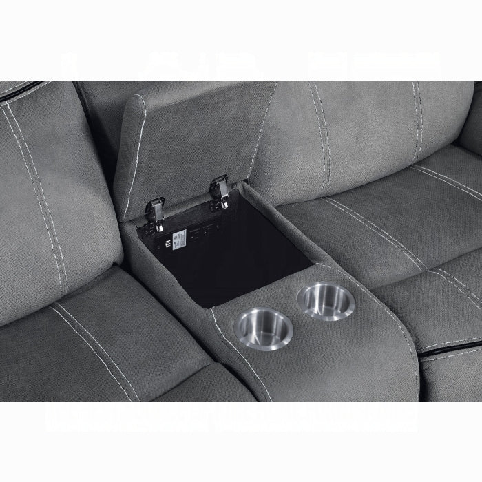 Zubaida Motion Loveseat & Console W/USB
