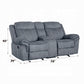 Zubaida Motion Loveseat & Console W/USB