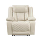 Power Reclining Chair with LED and Charging Ports