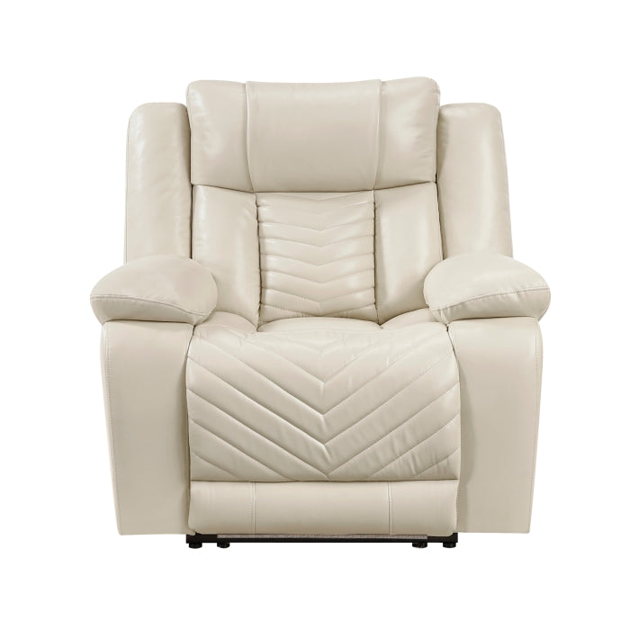 Power Reclining Chair with LED and Charging Ports
