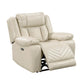 Power Reclining Chair with LED and Charging Ports