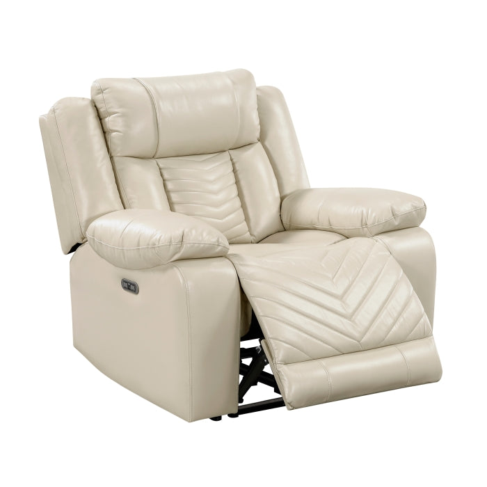 Power Reclining Chair with LED and Charging Ports