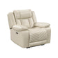 Power Reclining Chair with LED and Charging Ports