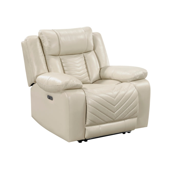 Power Reclining Chair with LED and Charging Ports