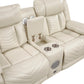 Power Double Reclining Love Seat with Console, Wireless Speakers, LED and Charging Ports