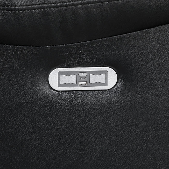 Power Reclining Chair with LED and Charging Ports