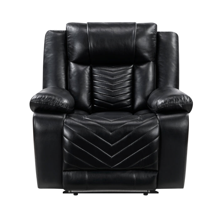 Power Reclining Chair with LED and Charging Ports