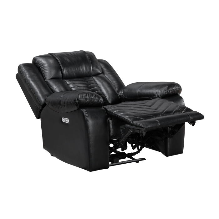 Power Reclining Chair with LED and Charging Ports