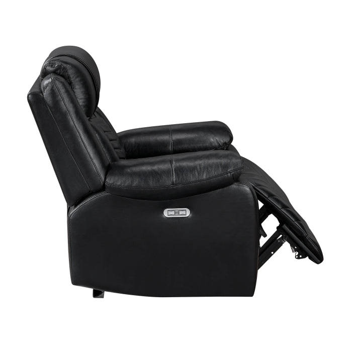 Power Reclining Chair with LED and Charging Ports