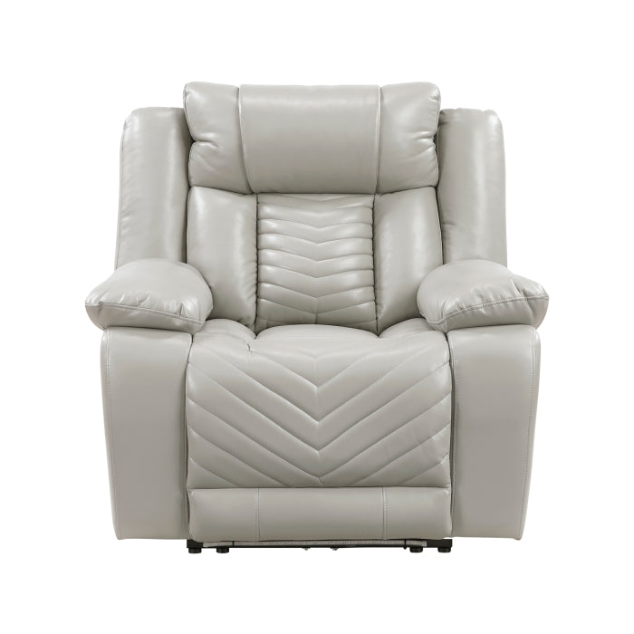 Power Reclining Chair with LED and Charging Ports