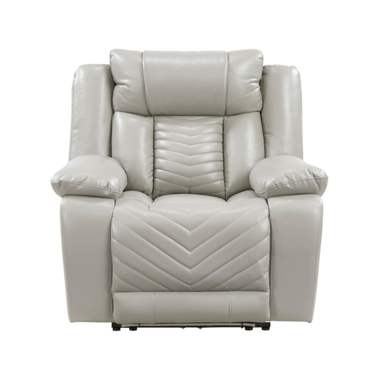 Power Reclining Chair with LED and Charging Ports