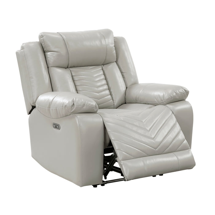 Power Reclining Chair with LED and Charging Ports