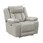 Power Reclining Chair with LED and Charging Ports