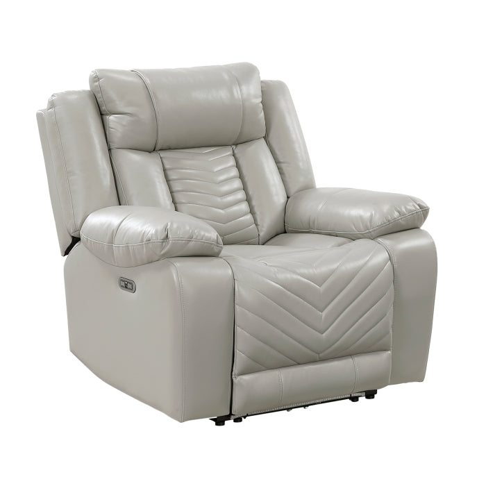 Power Reclining Chair with LED and Charging Ports