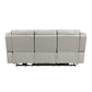 Power Double Reclining Sofa with LED, Wireless charger and charging pore.