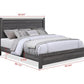 Contemporary 5 Pieces Bedroom Set