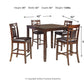 Bennox Counter Height Dining Table and Bar Stools (Set of 5)