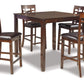Bennox Counter Height Dining Table and Bar Stools (Set of 5)