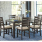 Rokane Dining Table and Chairs (Set of 7)