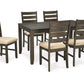 Rokane Dining Table and Chairs (Set of 7)