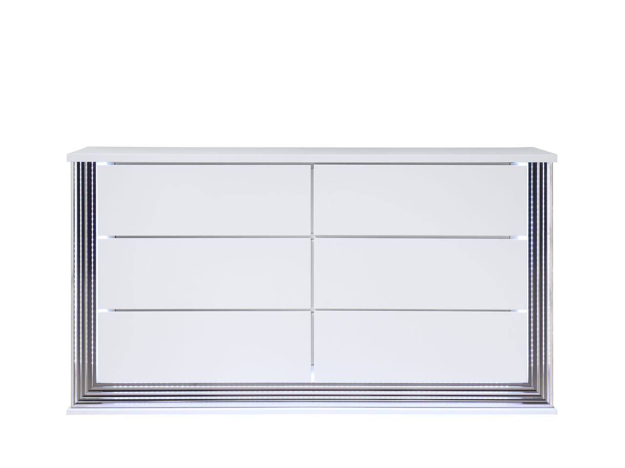 YLIME SMOOTH WHITE 5 Pcs Queen bedroom set