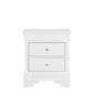 POMPEI METALLIC WHITE BOOKCASE TWIN BED WITH DESK AND HUTCH, NIGHTSTAND AND CHEST