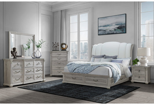 ROWAN NATURAL STORAGE QUEEN BED GROUP