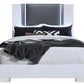 YLIME SMOOTH WHITE QUEEN LED BED