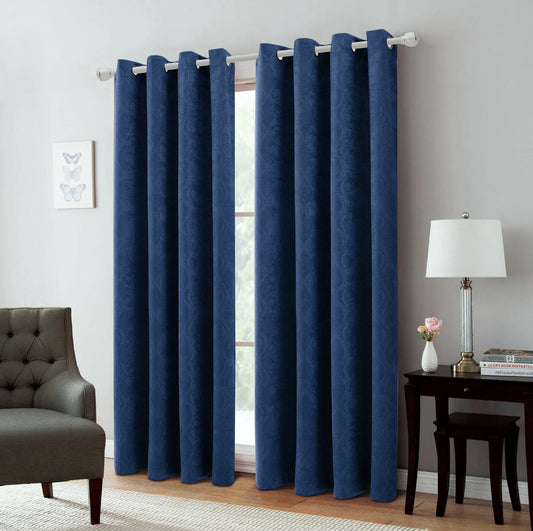 Andy Room Darkening Curtain Grommet Window Panel, 54x84 Inches