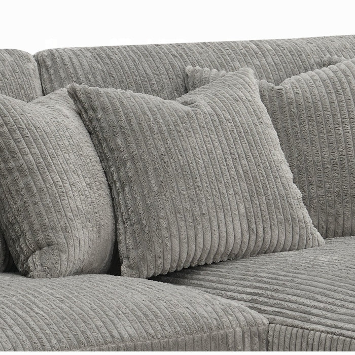 Tavia Reversible Sectional Sofa W/6 Pillows