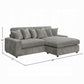 Tavia Reversible Sectional Sofa W/6 Pillows
