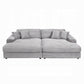 Hilde Sectional Sofa w/4 Pillows