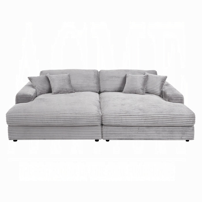 Hilde Sectional Sofa w/4 Pillows