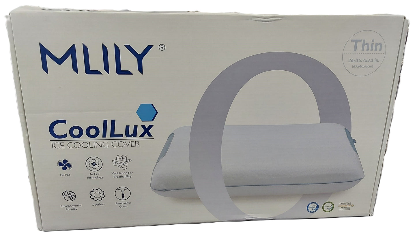CoolLux Ice Cooling Cover Gel Pillow